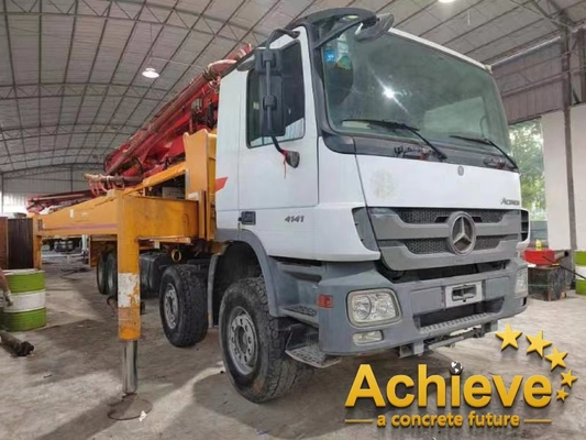 Light And Efficient M46-5 Putzmeister Used Concrete Pump Truck Mounted