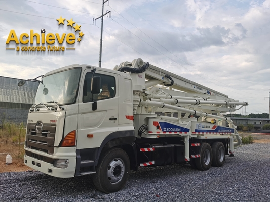 Refurbished Used ZOOMLION Concrete Pump Truck 140 cubic per hour