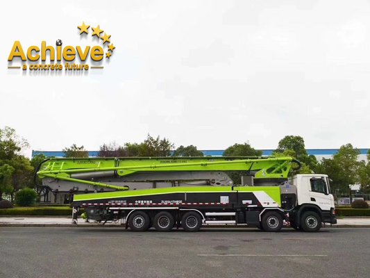 used ZOOMLION 67m Truck Mounted Concrete Pump 67X-7RZ for sell unit