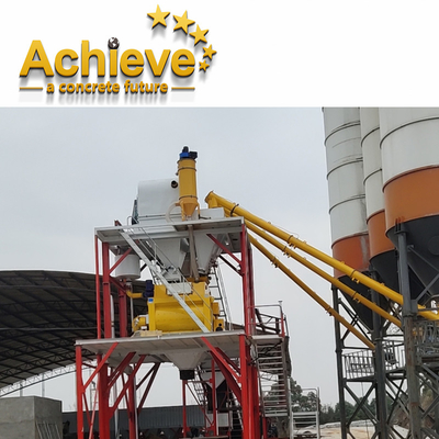 HZS60 Concrete Batching Plant Stationary Ready Mixed 60m3/H 3.8m