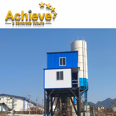 HZS60 Concrete Batching Plant Stationary Ready Mixed 60m3/H 3.8m