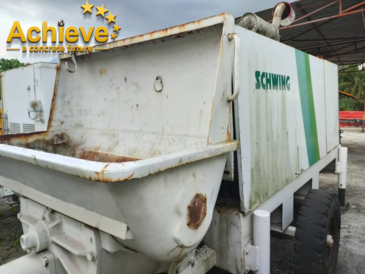 Static Used SCHWING Concrete Pumps Schwing Stetter BP2000 Germany Made In 1996