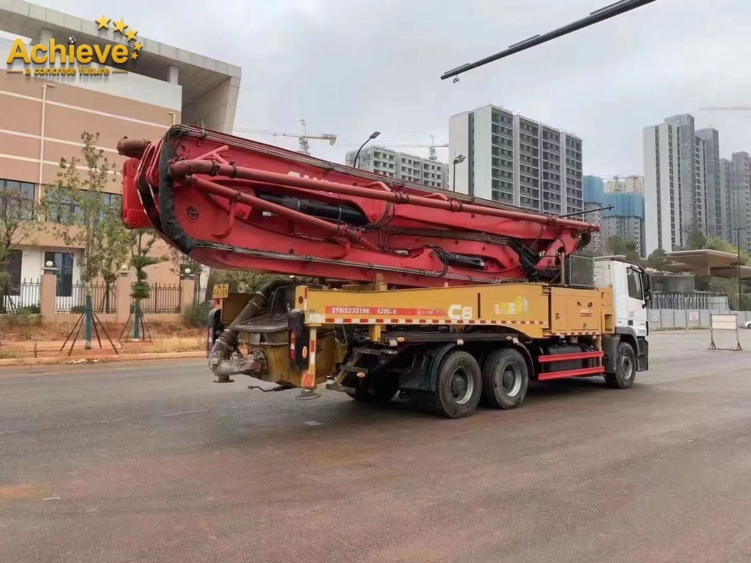 SANY SY56 RZ6 Truck-Mounted Concrete Pump w/6-arm Folding & 56m Vertical Reach