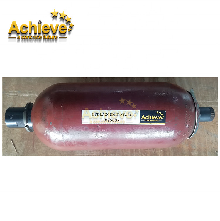443163 443165 Hydraulic Accumulator 4L 6L Concrete Pump Spare Parts For Putzmeister
